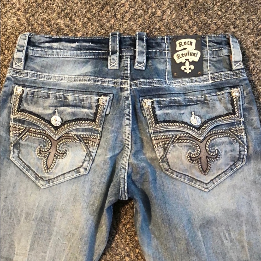 Men’s rock revival jeans